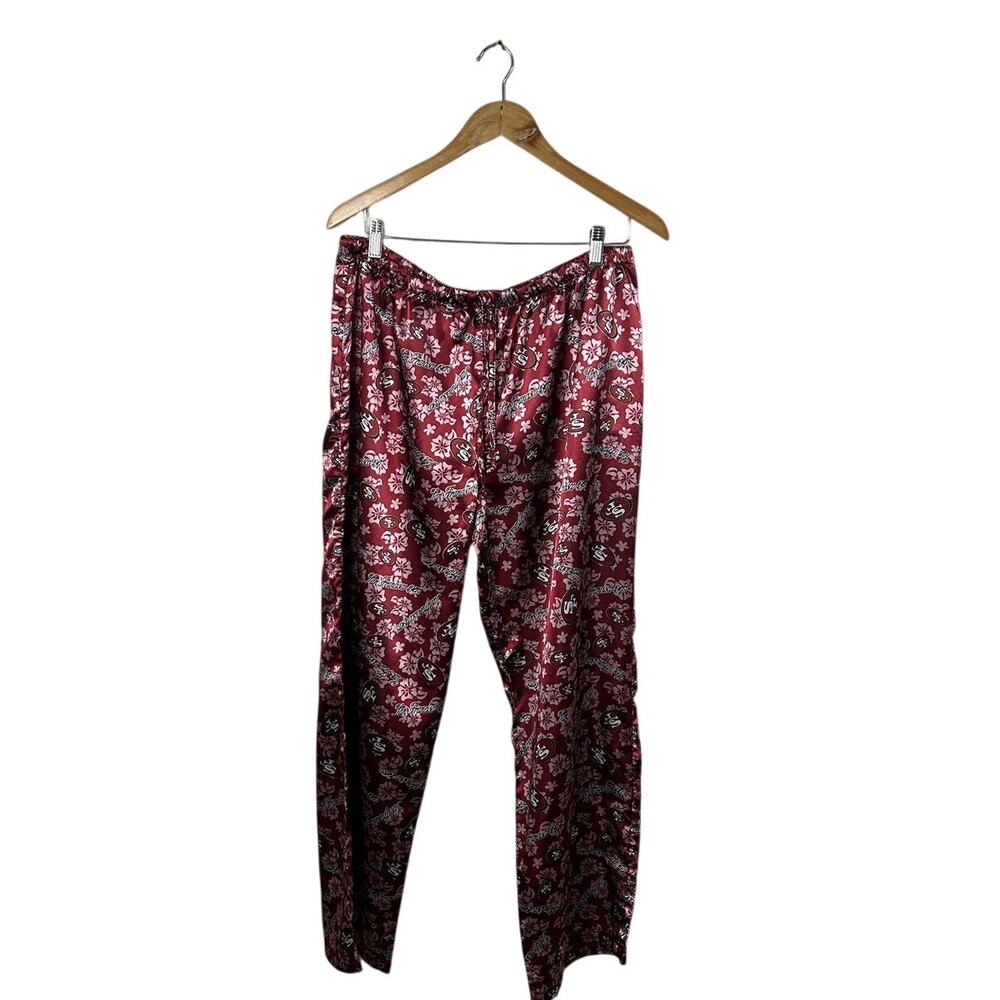 NFL for Her San Francisco 49ers Red Silky Pajama Pants size XL